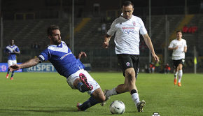 Ettore Marchi contro il Brescia (Foto Ivan Benedetto)