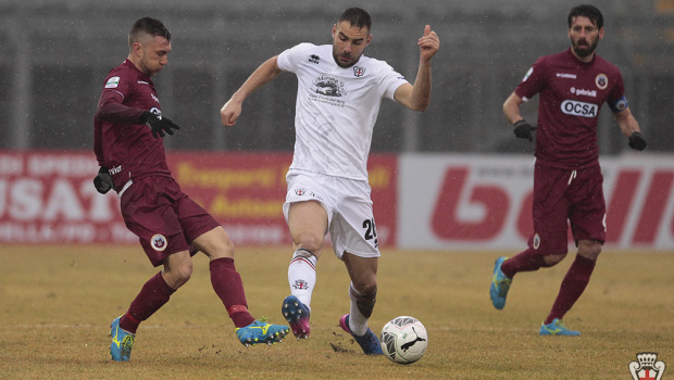 Gianmario Comi contro il Cittadella (Foto Ivan Benedetto)