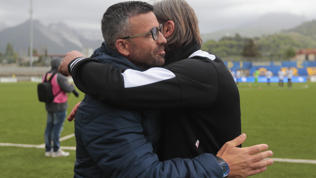 Antonio Di Natale e Francesco Modesto (Foto Ivan Benedetto)