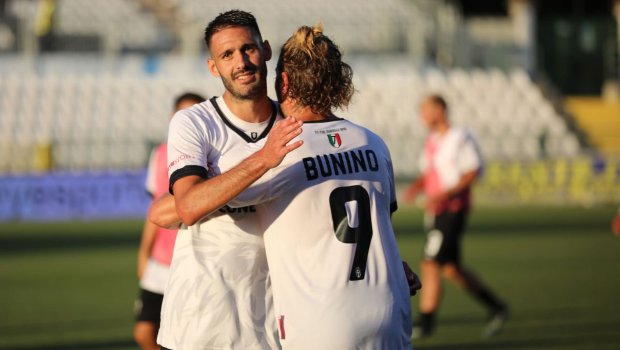 Masi e Bunino (Foto F.C. Pro Vercelli 1892)