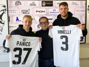 Panico, Pinciroli, Minelli (Foto F.C. Pro Vercelli 1892)